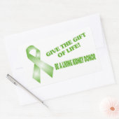 Cadeau of Life Rechthoekige Sticker (Envelop)