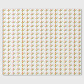 Cadeau Oiseau tropical du papier d'emballage paradisiaque (Plat)