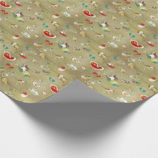 Cadeau Oiseaux de Paisley - papier d'emballage