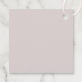 Cadeau Oiseaux et feuilles, étiquettes de faveur de maria (Dos)