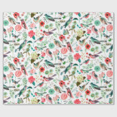 Cadeau Oiseaux | Papier d'emballage (Plat)
