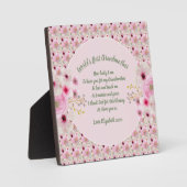 CADEAU - Oma-gedichten van kleinkinderen - MAATWER Fotoplaat (Voorkant)