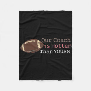 Cadeau Onze coach is heter dan de jouwe Herfst CK Fleece Deken