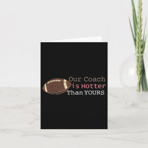 Cadeau Onze coach is heter dan de jouwe Herfst CK Kaart