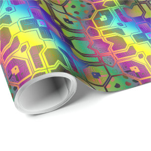 Cadeau Options Techno 6A-6B Papier d'enveloppement