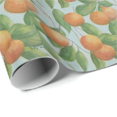 Cadeau ORANGES de papier de Floride-Emballage (Coin rond)