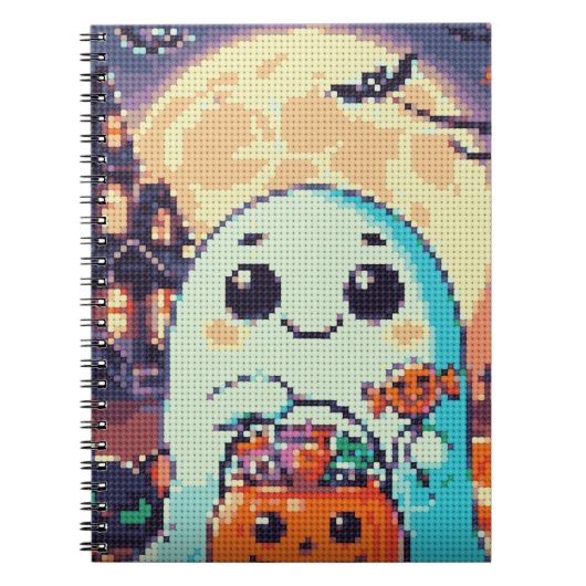 Cadeau ou friandise cahier fantôme (Devant)