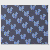 Cadeau Oubliez-moi papier d'emballage (Plat)