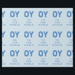 Cadeau Oy au papier d'emballage de Hanoukka du monde<br><div class="desc">Oy au papier d'emballage de Hanoukka du monde</div>