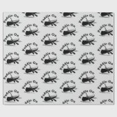 Cadeau Pagaie Sur Conception - Papier Enveloppant (Plat)