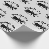 Cadeau Pagaie Sur Conception - Papier Enveloppant (Coin)