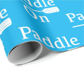 Cadeau Pagaie Sur Conception - Papier Enveloppant Matte (Coin rond)
