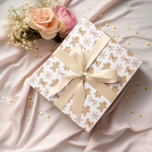 Cadeau Pain d'épice unique Noël Papier d'enveloppement ca