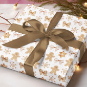 Cadeau Pain d'épice unique Noël Papier d'enveloppement ca