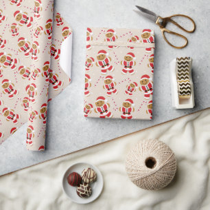 Cadeau Pain d'épices Père Noël Sucre de canne Papier