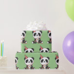 Cadeau Panda Anniversaire Pour Enfants Un Papier D'Envelo<br><div class="desc">Un panda d'anniversaire pour la fête d'anniversaire. Les pandas sont des animaux mignons et l'animal favori de nombreux garçons et filles. Un animal drôle pour l'anniversaire d'un garçon ou d'une fille.</div>