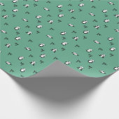 Cadeau Panda Magic : Conception de papier d'enveloppement (Coin)