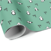 Cadeau Panda Magic : Conception de papier d'enveloppement (Coin rond)