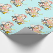 Cadeau Papier à Baby shower vintage (Coin)