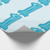 Cadeau Papier à ballons bleu 1 (Coin)