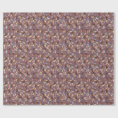 Cadeau Papier à brosse Abstrait chaud (Plat)