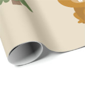 Cadeau Papier à carreaux pour castor forestier (Coin rond)