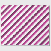 Cadeau Papier à carreaux violet et rose (Plat)