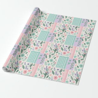 Cadeau Papier à écailles Pastel Floral