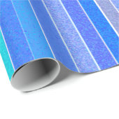 Cadeau Papier à enveloppement à bandes lumineuses (Coin rond)