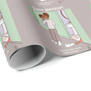 Cadeau Papier à enveloppement à carreaux pour maman moyen