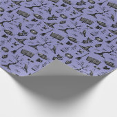 Cadeau Papier à enveloppement à main Halloween (Coin)