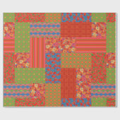 Cadeau Papier à enveloppement à patchwork (Plat)