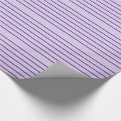 Cadeau Papier à enveloppement à rayures violettes (Coin)