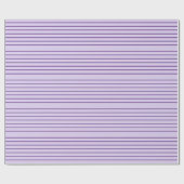 Cadeau Papier à enveloppement à rayures violettes (Plat)