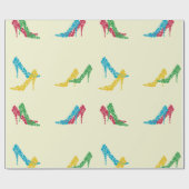 Cadeau Papier à enveloppement à talons hauts (Plat)
