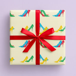 Cadeau Papier à enveloppement à talons hauts