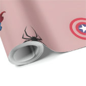 Cadeau Papier à enveloppement à thème Avengers | Marvel S (Coin rond)