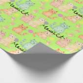 Cadeau Papier à enveloppement à thème chat mignon - Adora (Coin)