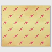 Cadeau Papier à enveloppement à thème d'amour (Plat)