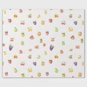 Cadeau Papier à enveloppement à thème de fruits (Plat)