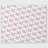 Cadeau Papier à enveloppement à thème papillon (Plat)