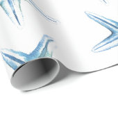 Cadeau Papier à enveloppement à thème Starfish (Coin rond)