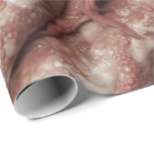 Cadeau Papier à enveloppement Alien rose déplaisant (Coin rond)