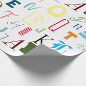 Cadeau Papier à enveloppement Alphabet (Coin)