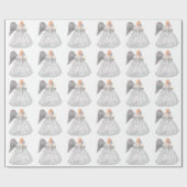 Cadeau Papier à enveloppement Angel blanc (Plat)