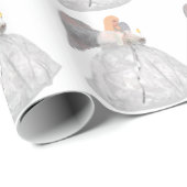 Cadeau Papier à enveloppement Angel blanc (Coin rond)