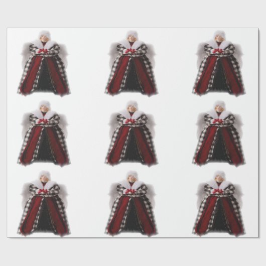 Cadeau Papier à enveloppement Angel de Noël (Plat)