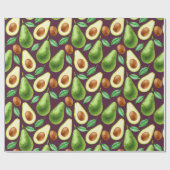 Cadeau Papier à enveloppement Avocado (Plat)