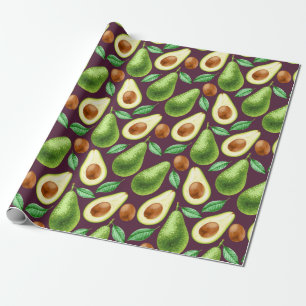 Cadeau Papier à enveloppement Avocado