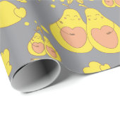 Cadeau Papier à enveloppement Avocado (Coin rond)